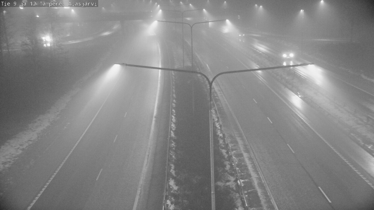 Weather Camera Image Väg 12 Tammerfors, Alasjärvi, Tampere, Pirkanmaa