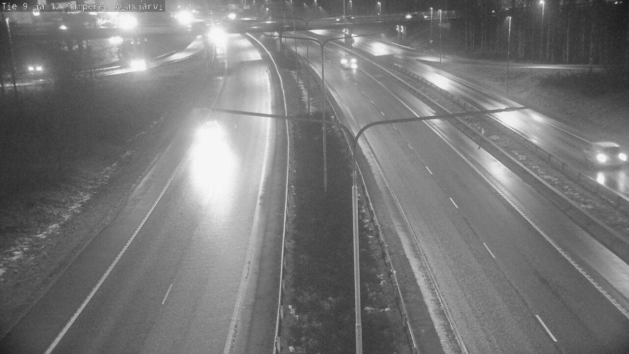 Weather Camera Image Road 12 Tampere, Alasjärvi, Tampere, Pirkanmaa