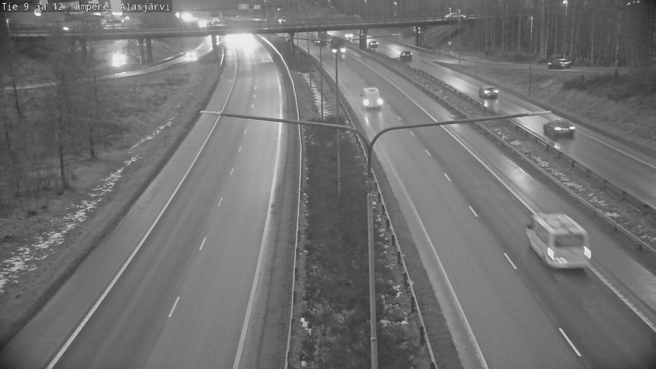 Weather Camera Image Road 12 Tampere, Alasjärvi, Tampere, Pirkanmaa