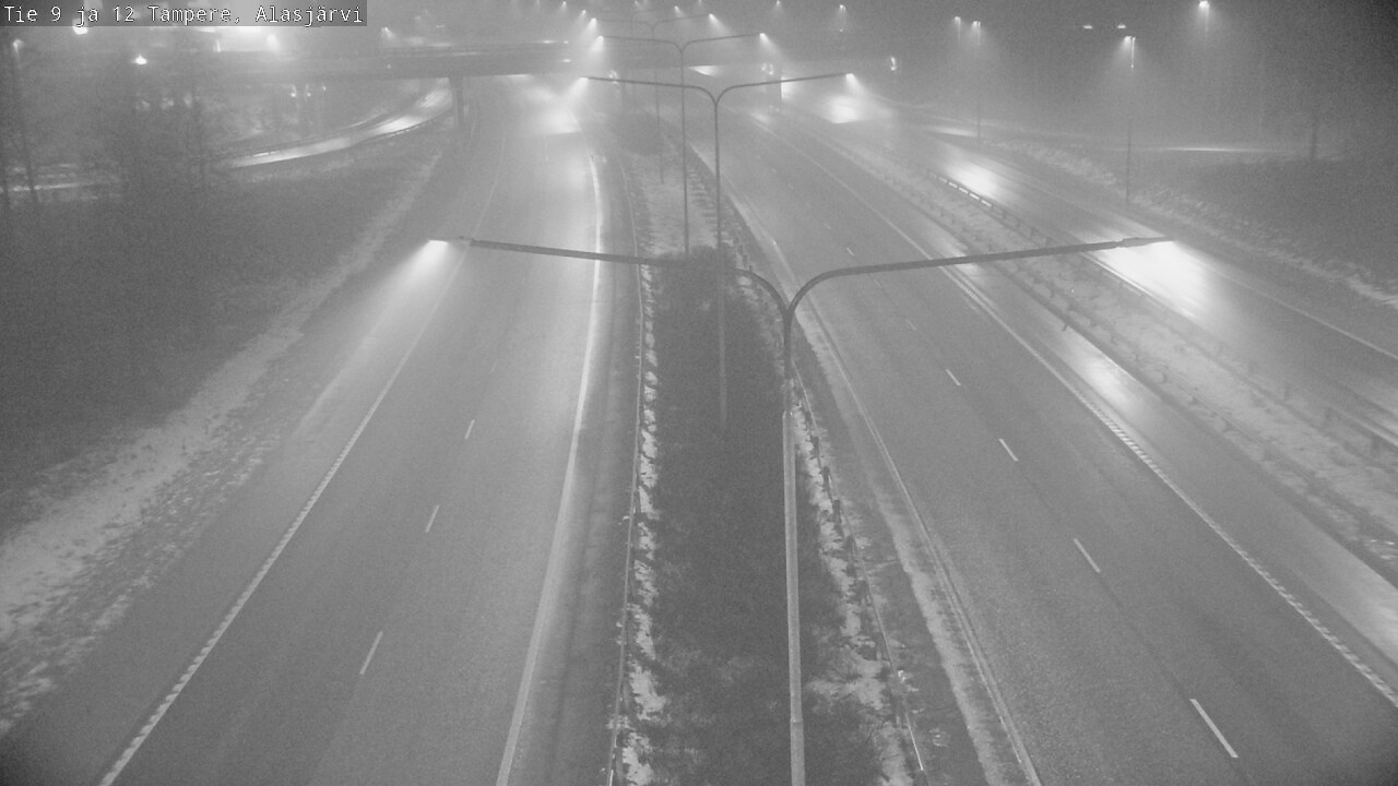 Weather Camera Image Väg 12 Tammerfors, Alasjärvi, Tampere, Pirkanmaa