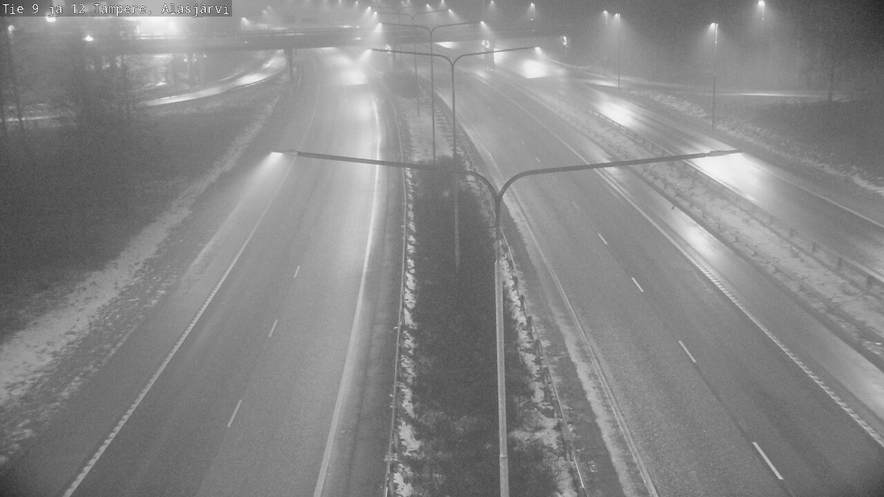 Weather Camera Image Väg 12 Tammerfors, Alasjärvi, Tampere, Pirkanmaa