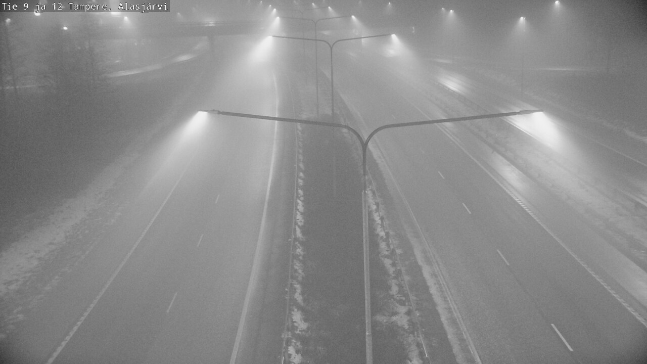 Weather Camera Image Väg 12 Tammerfors, Alasjärvi, Tampere, Pirkanmaa