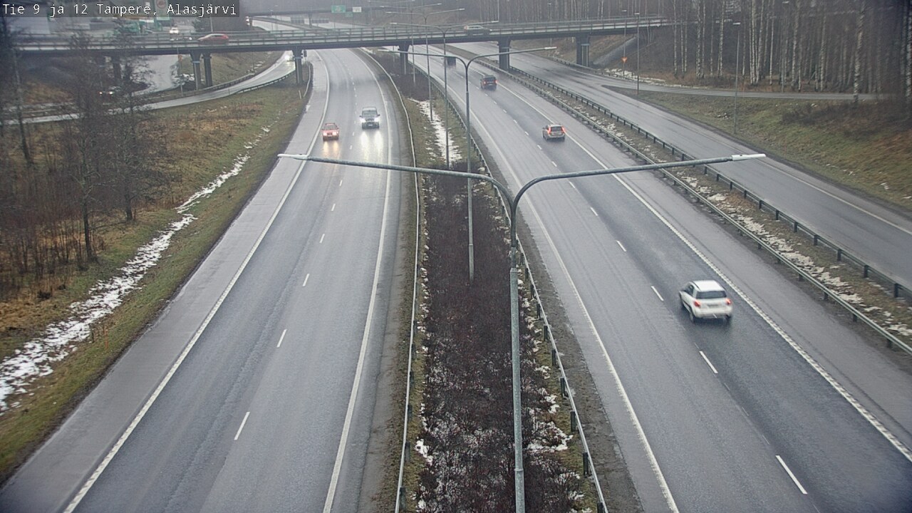 Weather Camera Image Road 12 Tampere, Alasjärvi, Tampere, Pirkanmaa