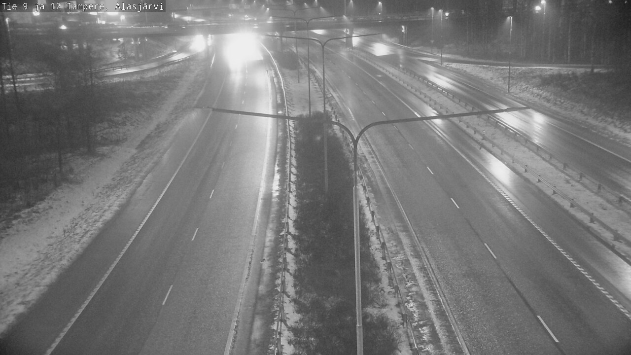 Weather Camera Image Väg 12 Tammerfors, Alasjärvi, Tampere, Pirkanmaa