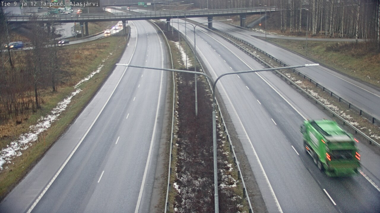 Weather Camera Image Road 12 Tampere, Alasjärvi, Tampere, Pirkanmaa