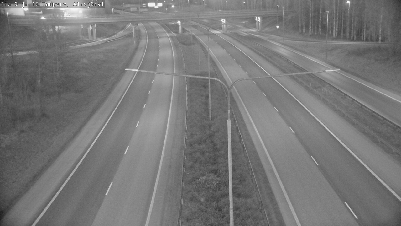 Weather Camera Image Väg 12 Tammerfors, Alasjärvi, Tampere, Pirkanmaa