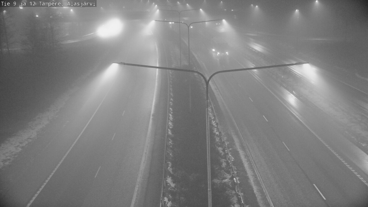 Weather Camera Image Väg 12 Tammerfors, Alasjärvi, Tampere, Pirkanmaa