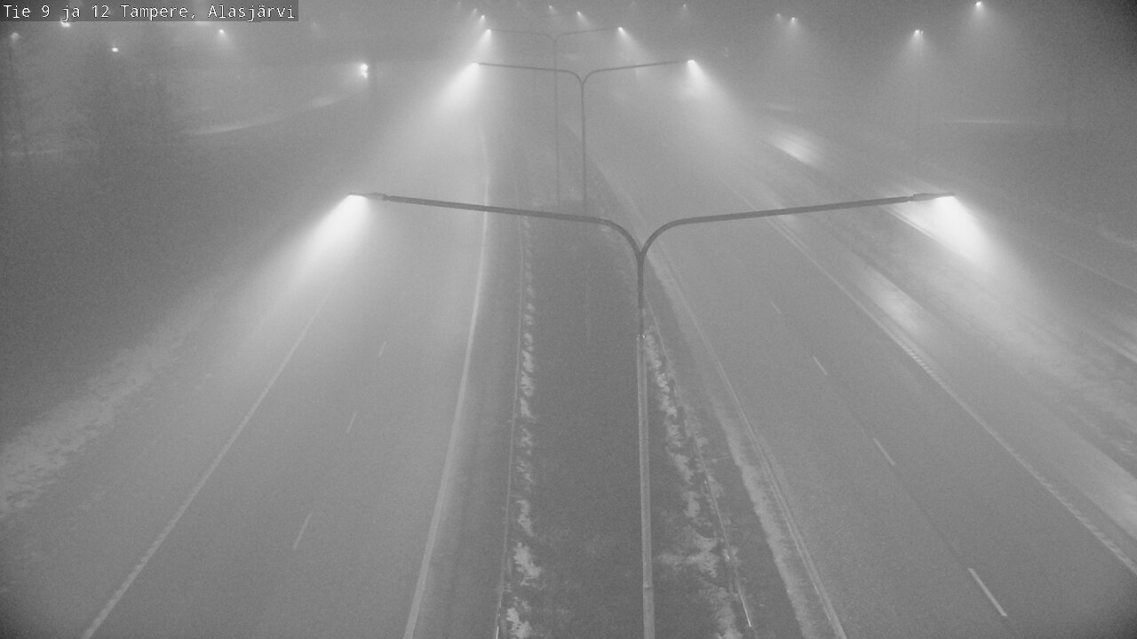 Weather Camera Image Väg 12 Tammerfors, Alasjärvi, Tampere, Pirkanmaa