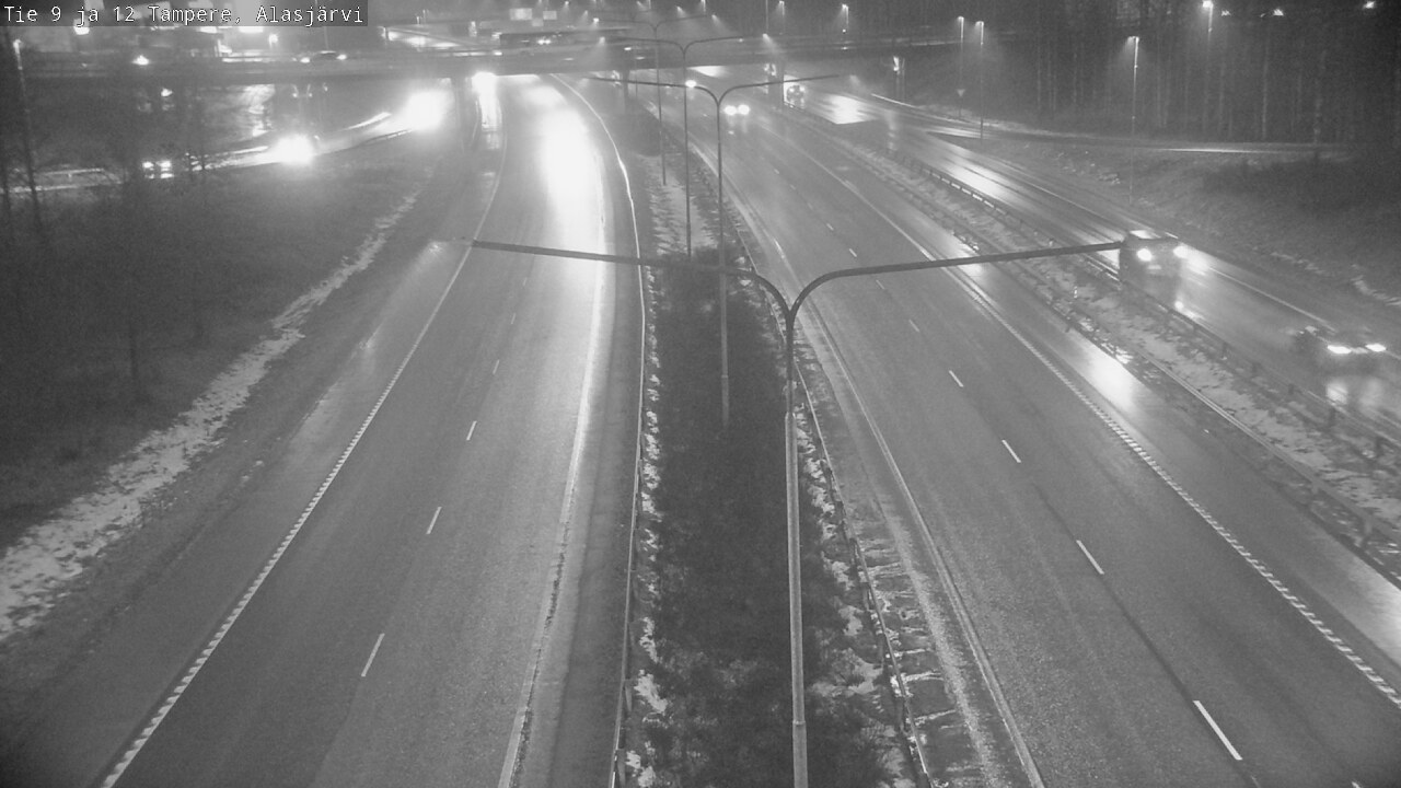Weather Camera Image Road 12 Tampere, Alasjärvi, Tampere, Pirkanmaa
