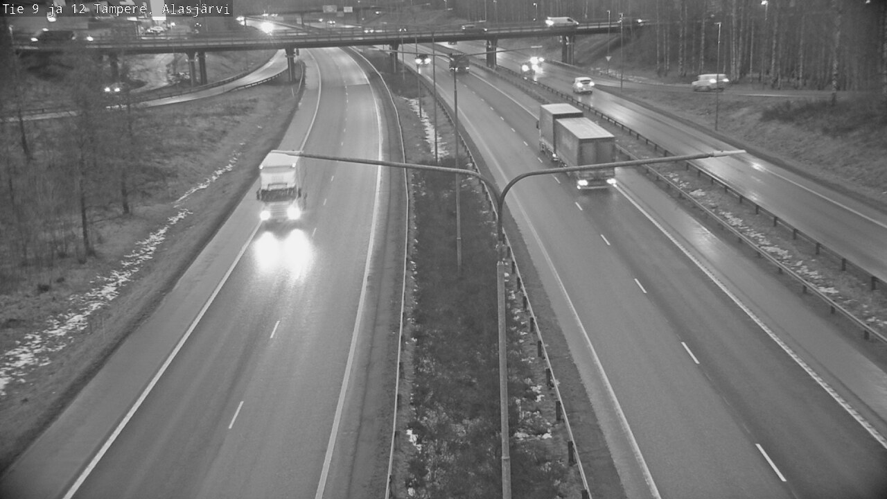 Weather Camera Image Road 12 Tampere, Alasjärvi, Tampere, Pirkanmaa