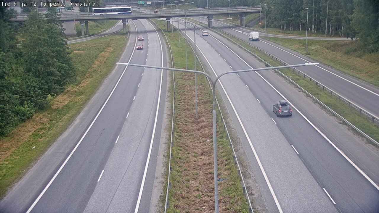 Weather Camera Image Road 12 Tampere, Alasjärvi, Tampere, Pirkanmaa