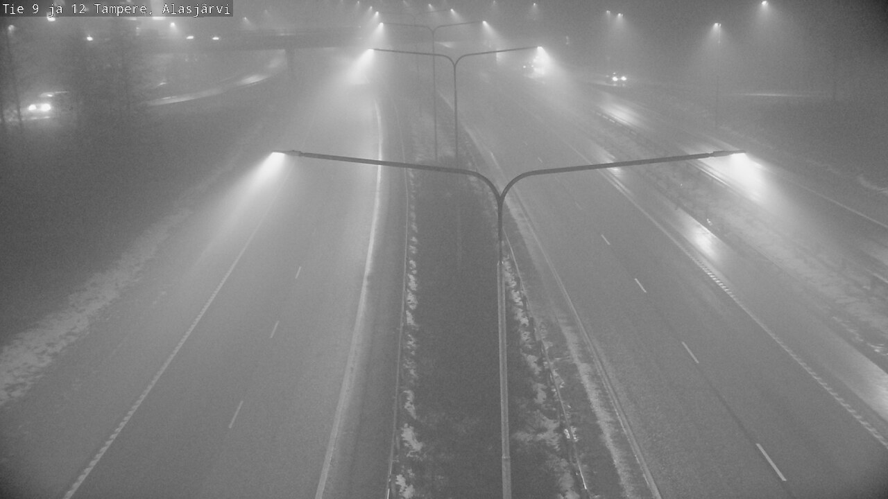Weather Camera Image Väg 12 Tammerfors, Alasjärvi, Tampere, Pirkanmaa