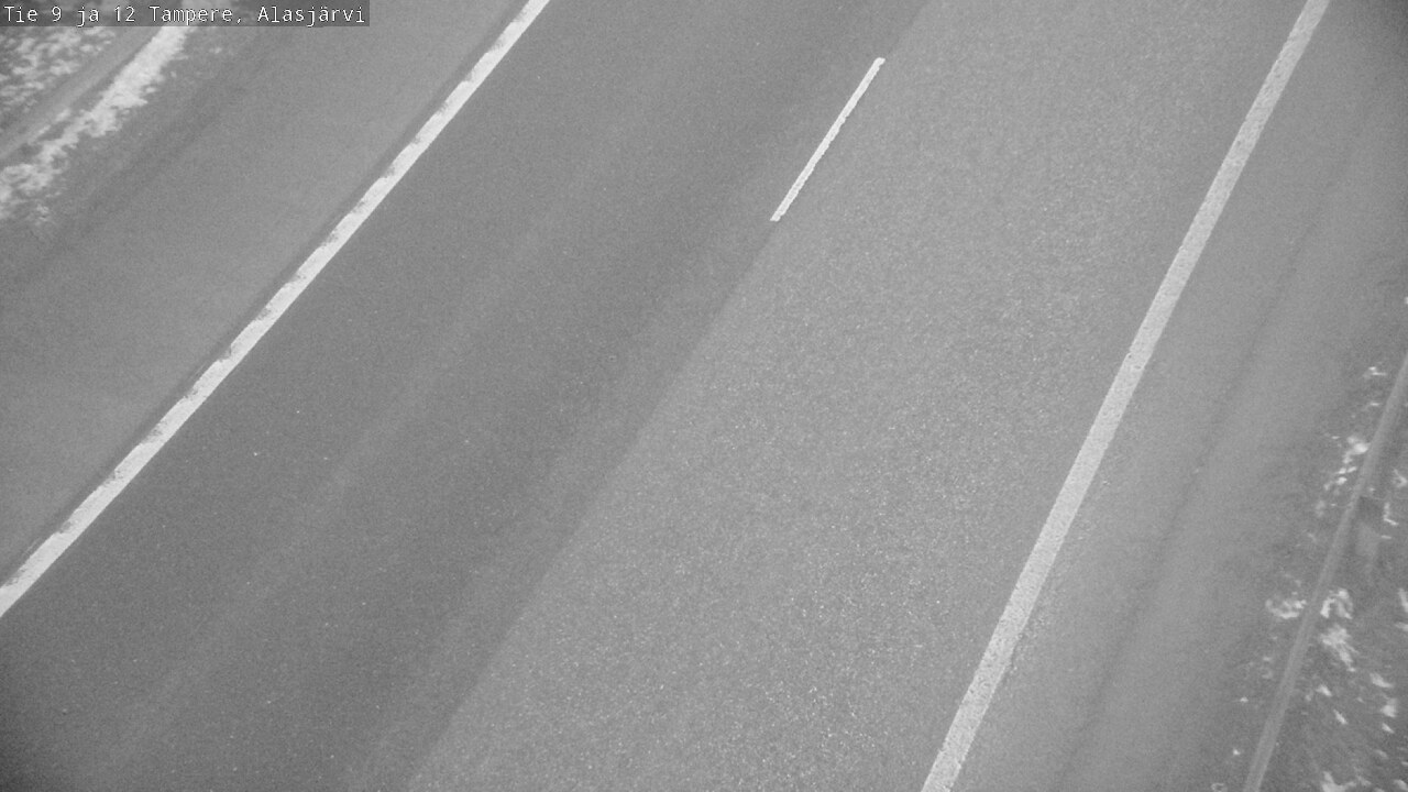 Weather Camera Image Väg 12 Tammerfors, Alasjärvi, Tampere, Pirkanmaa