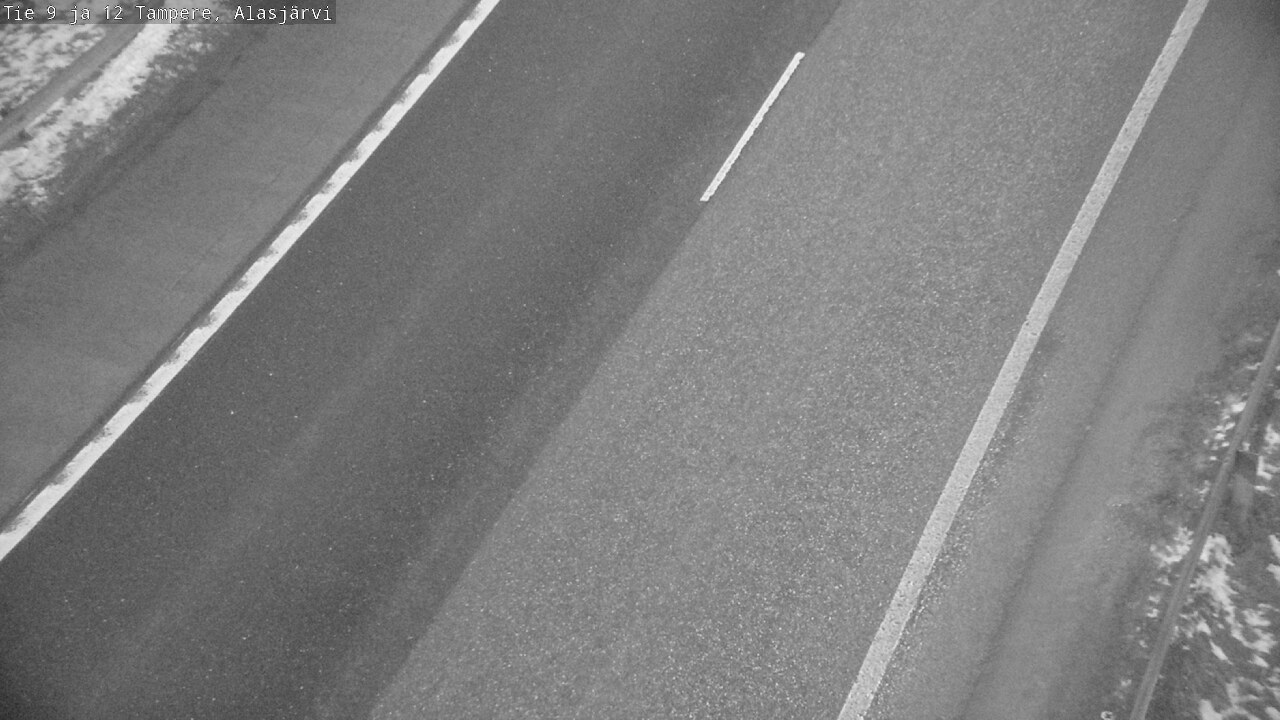Weather Camera Image Väg 12 Tammerfors, Alasjärvi, Tampere, Pirkanmaa