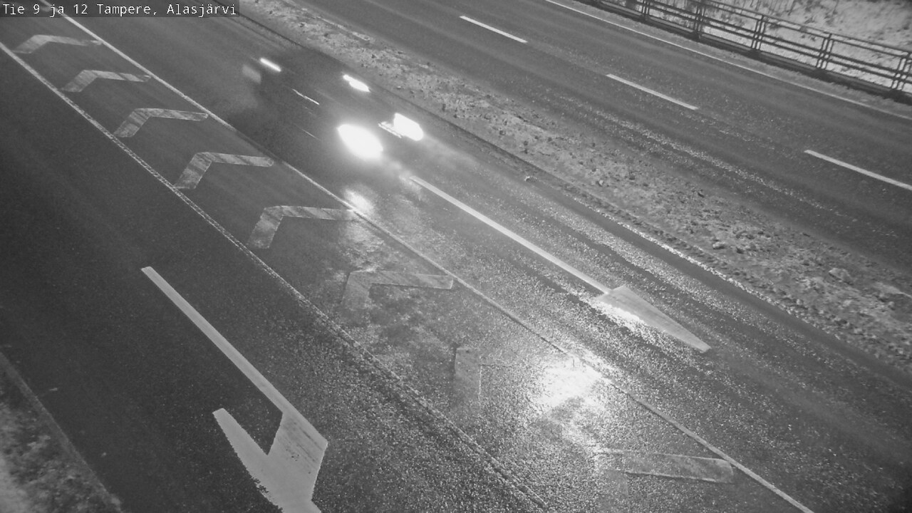 Weather Camera Image Väg 12 Tammerfors, Alasjärvi, Tampere, Pirkanmaa