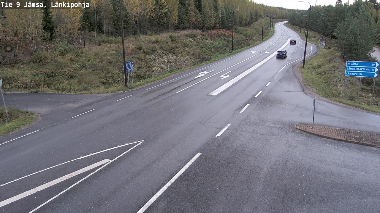 Weather Camera Image Road 9 Jämsä, Länkipohja, Jämsä, Keski-Suomi
