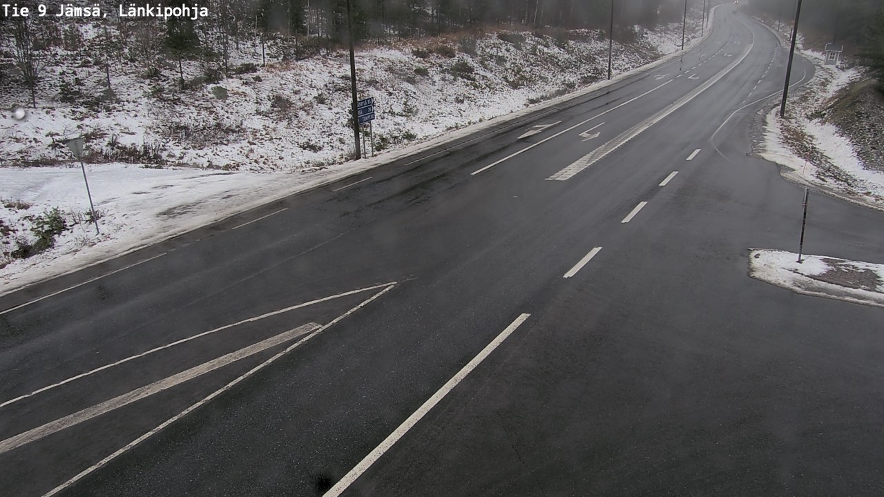 Weather Camera Image Väg 9 Jämsä, Länkipohja, Jämsä, Keski-Suomi