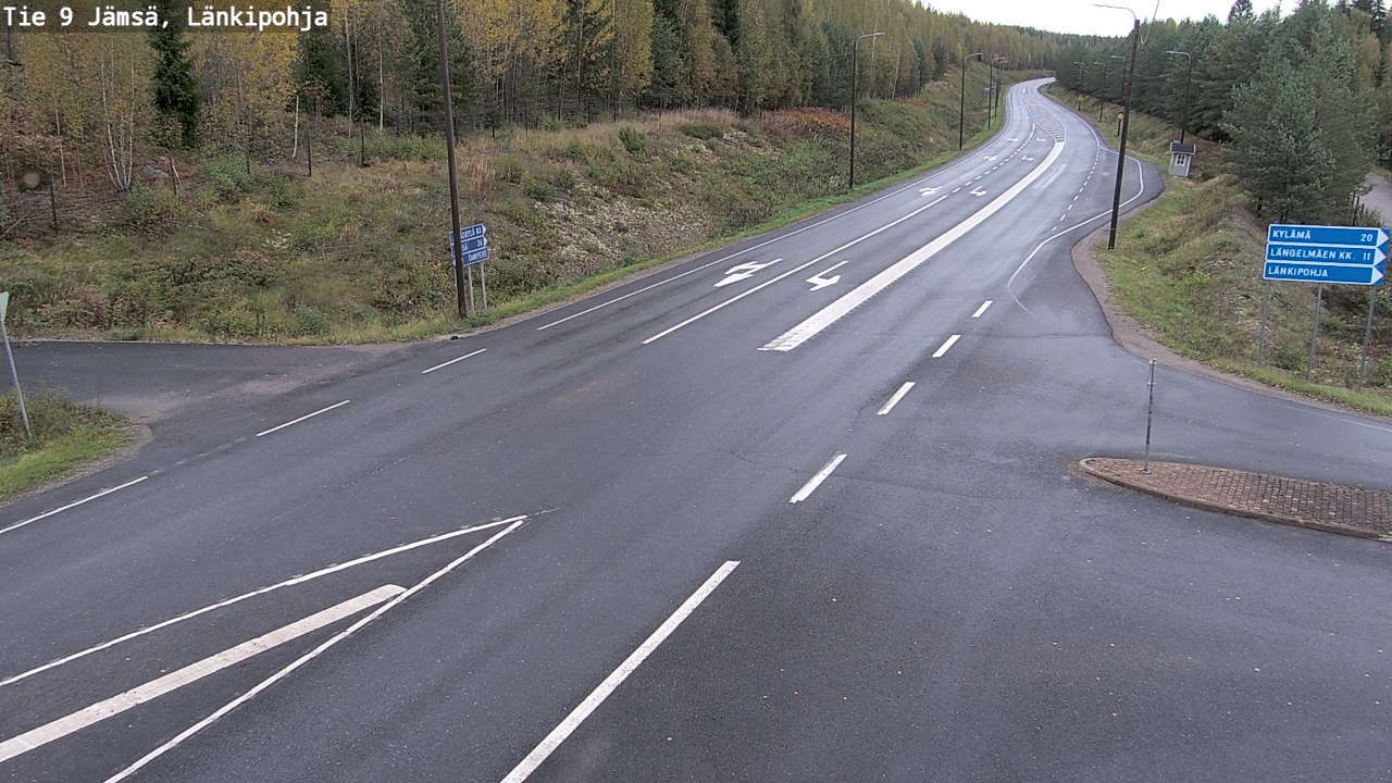 Weather Camera Image Road 9 Jämsä, Länkipohja, Jämsä, Keski-Suomi