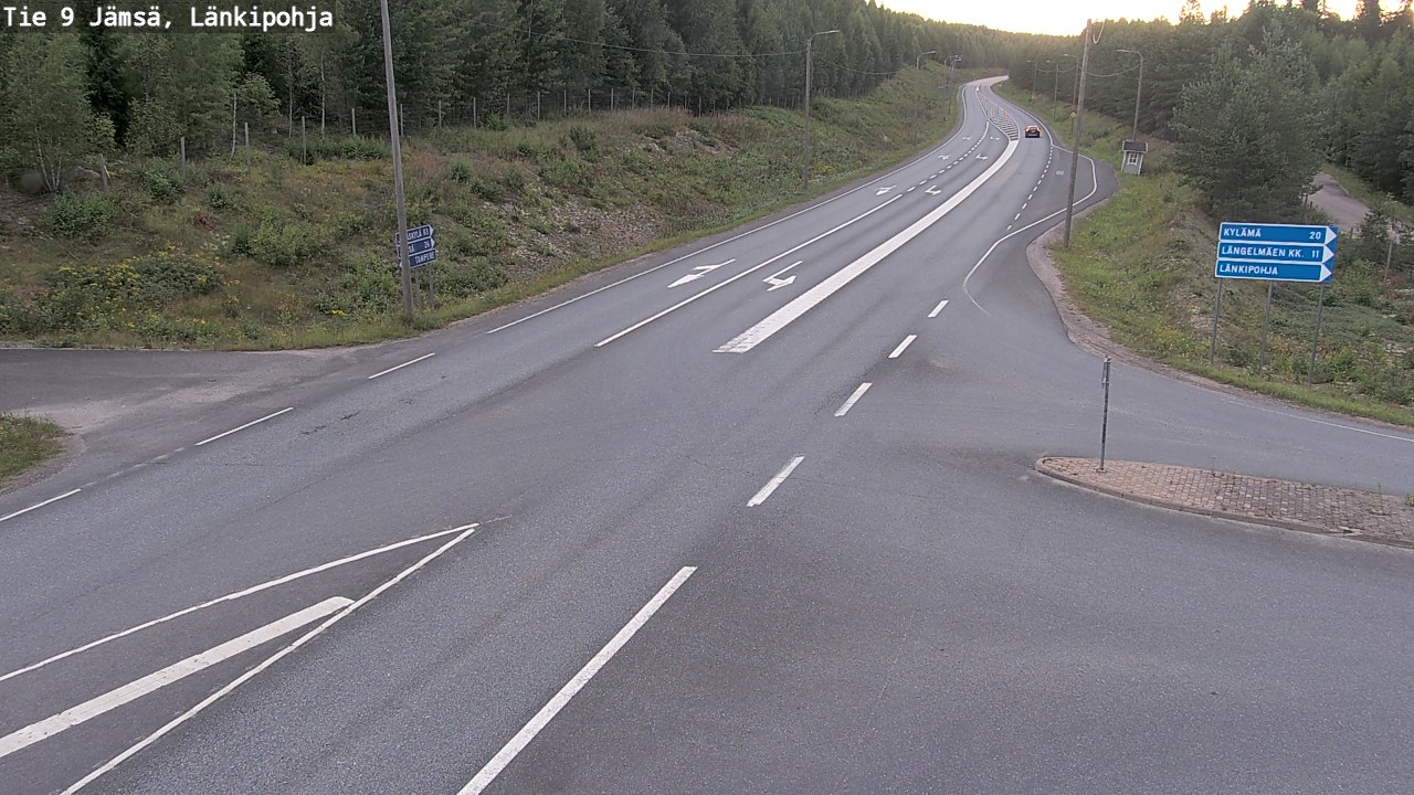 Weather Camera Image Road 9 Jämsä, Länkipohja, Jämsä, Keski-Suomi