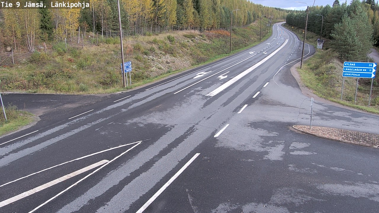 Weather Camera Image Road 9 Jämsä, Länkipohja, Jämsä, Keski-Suomi