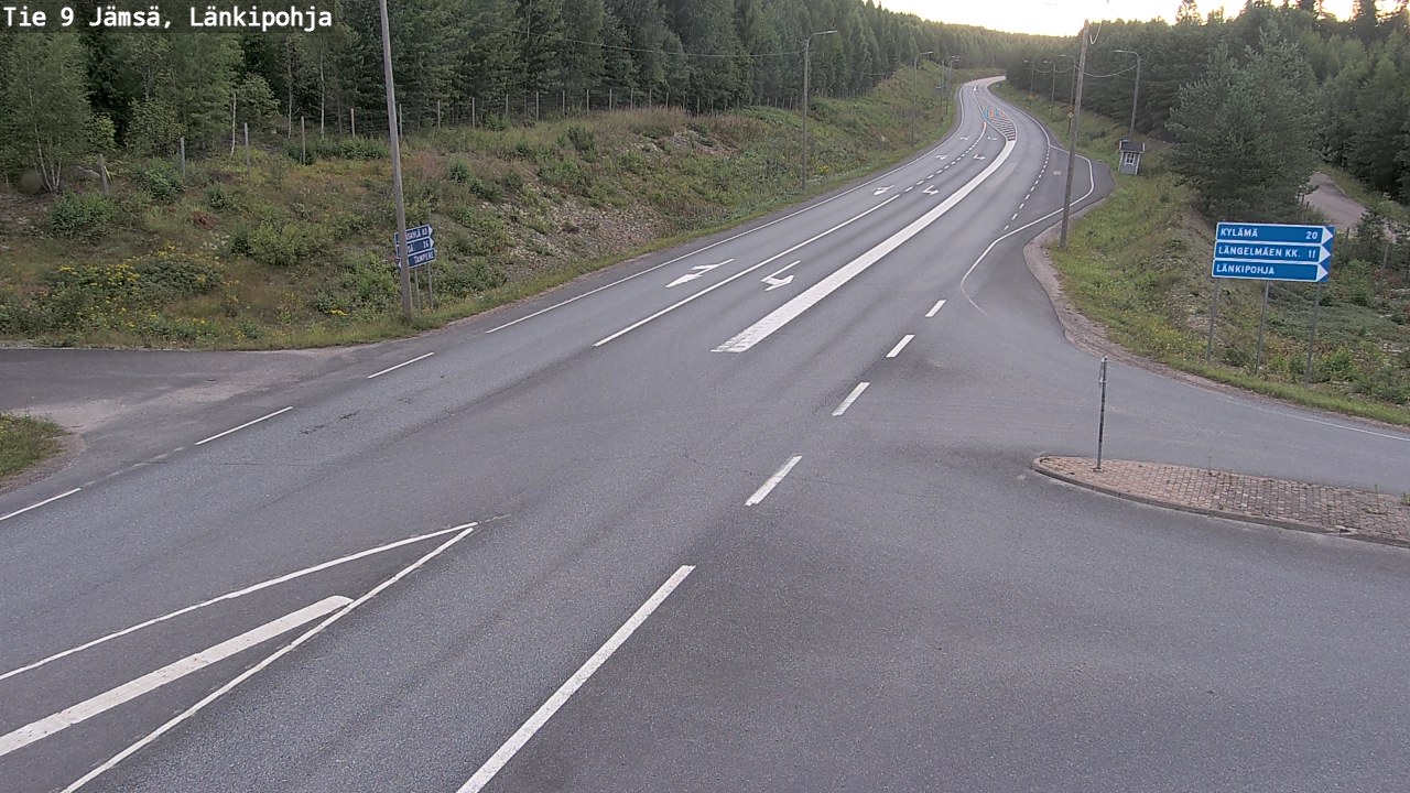 Weather Camera Image Road 9 Jämsä, Länkipohja, Jämsä, Keski-Suomi