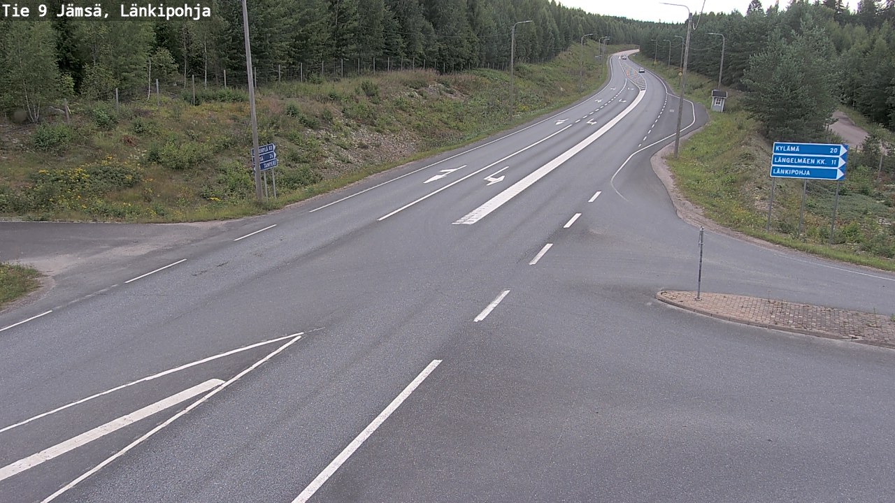 Weather Camera Image Road 9 Jämsä, Länkipohja, Jämsä, Keski-Suomi