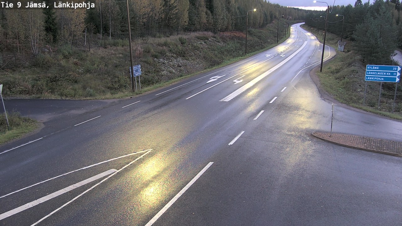 Weather Camera Image Road 9 Jämsä, Länkipohja, Jämsä, Keski-Suomi