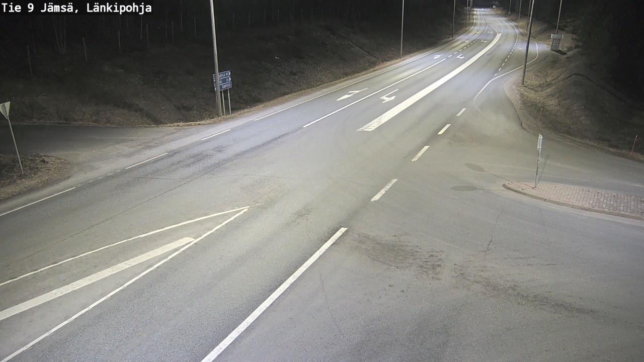 Weather Camera Image Väg 9 Jämsä, Länkipohja, Jämsä, Keski-Suomi