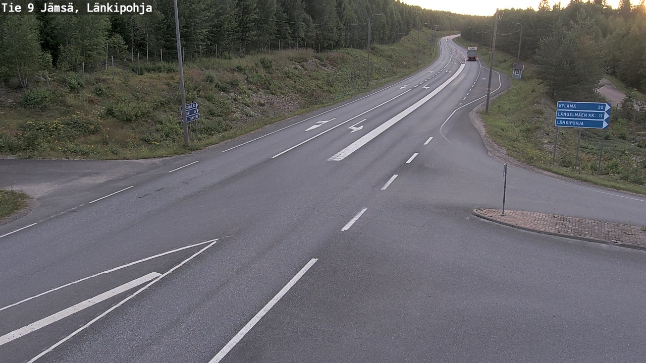 Weather Camera Image Road 9 Jämsä, Länkipohja, Jämsä, Keski-Suomi