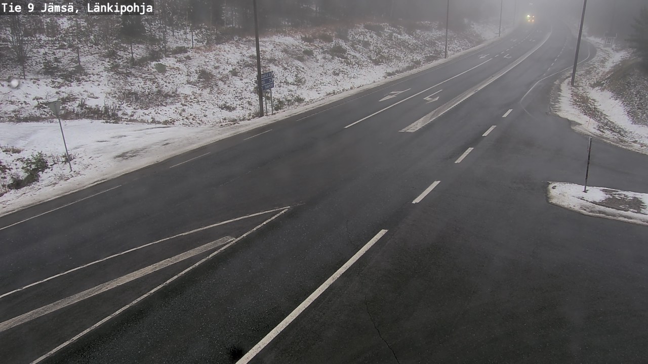 Weather Camera Image Väg 9 Jämsä, Länkipohja, Jämsä, Keski-Suomi