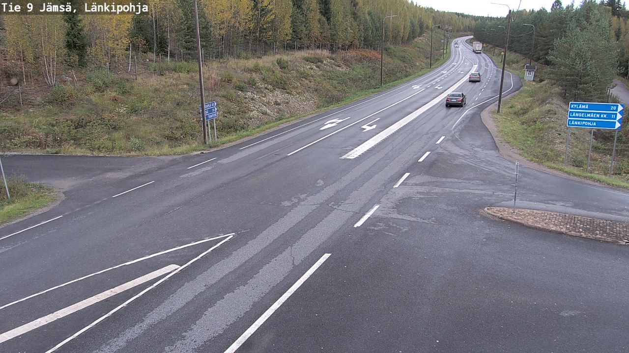 Weather Camera Image Road 9 Jämsä, Länkipohja, Jämsä, Keski-Suomi