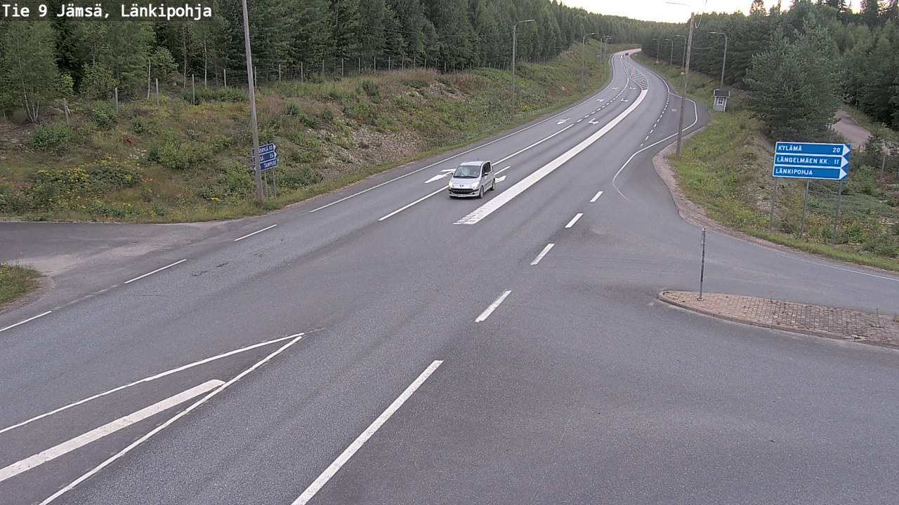 Weather Camera Image Road 9 Jämsä, Länkipohja, Jämsä, Keski-Suomi