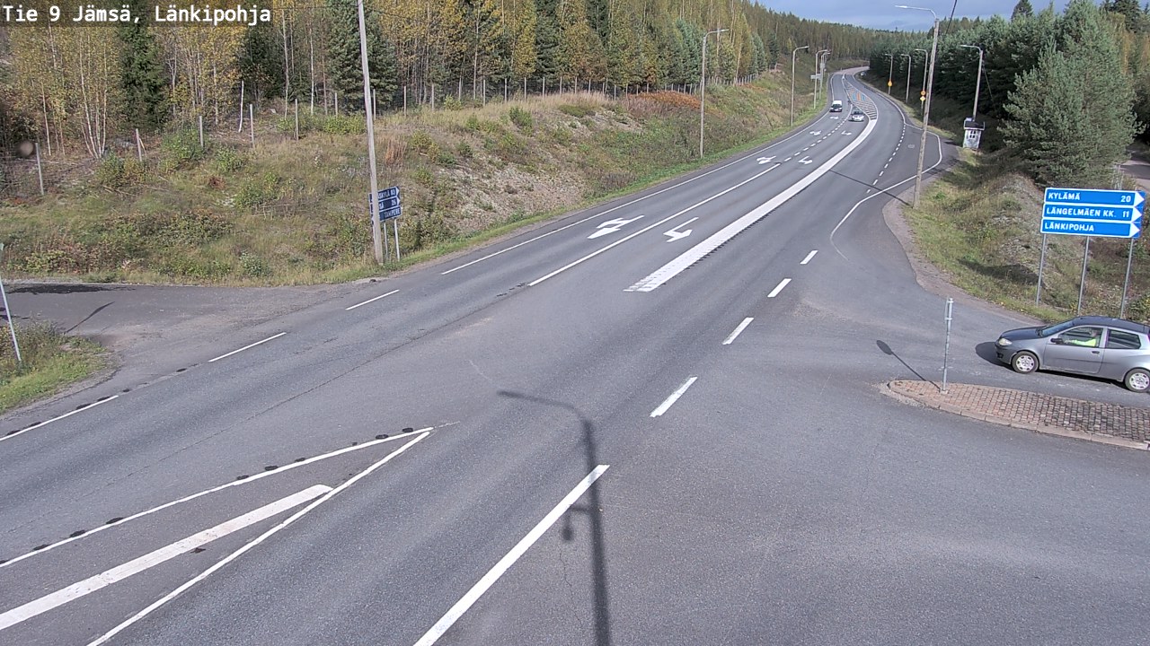 Weather Camera Image Road 9 Jämsä, Länkipohja, Jämsä, Keski-Suomi