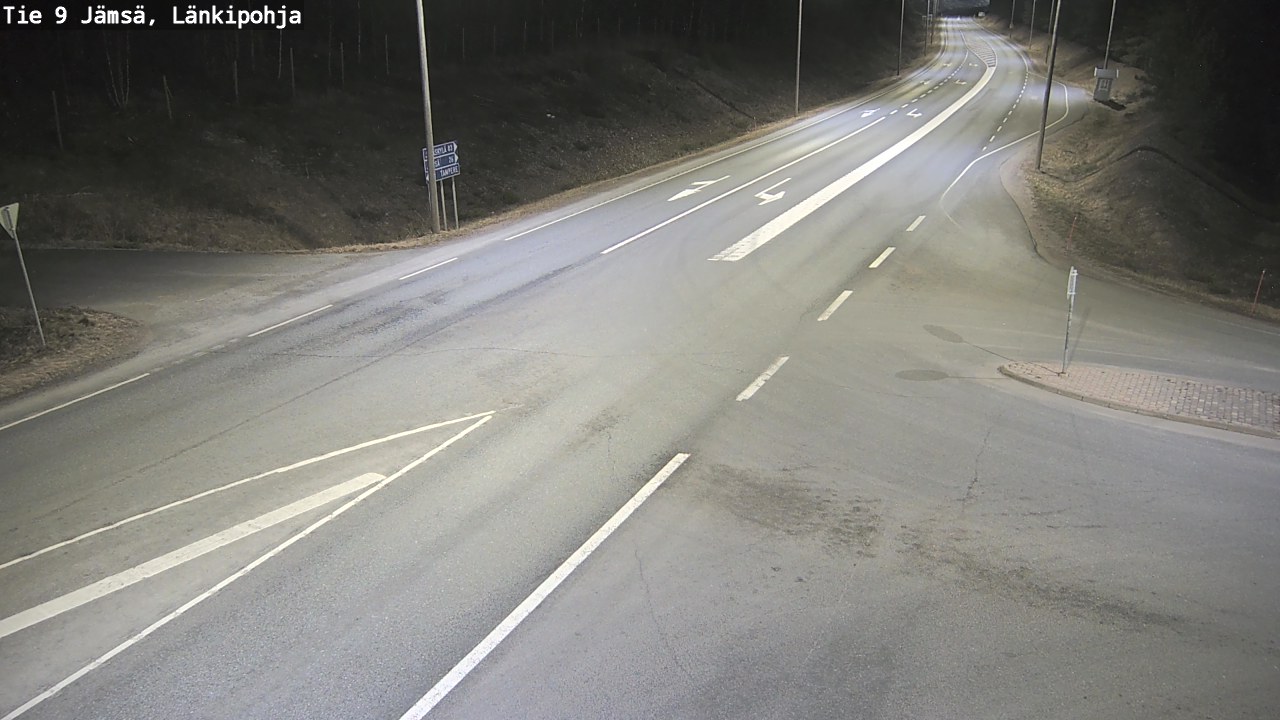 Weather Camera Image Väg 9 Jämsä, Länkipohja, Jämsä, Keski-Suomi