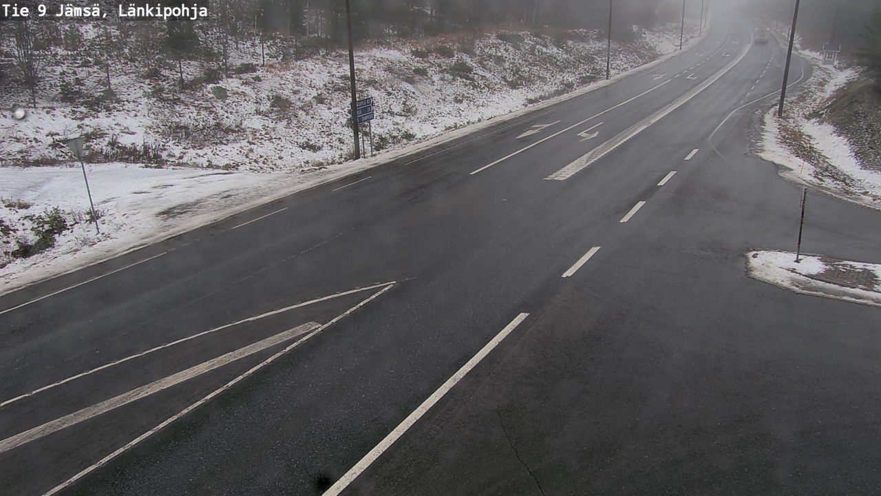 Weather Camera Image Väg 9 Jämsä, Länkipohja, Jämsä, Keski-Suomi