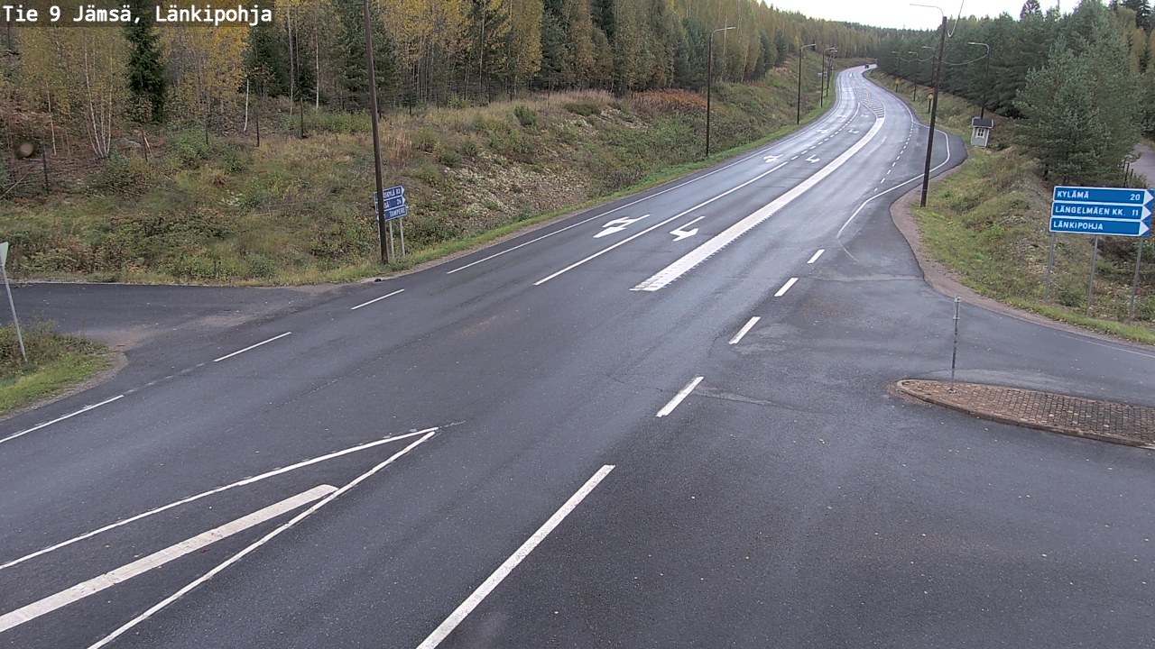 Weather Camera Image Road 9 Jämsä, Länkipohja, Jämsä, Keski-Suomi