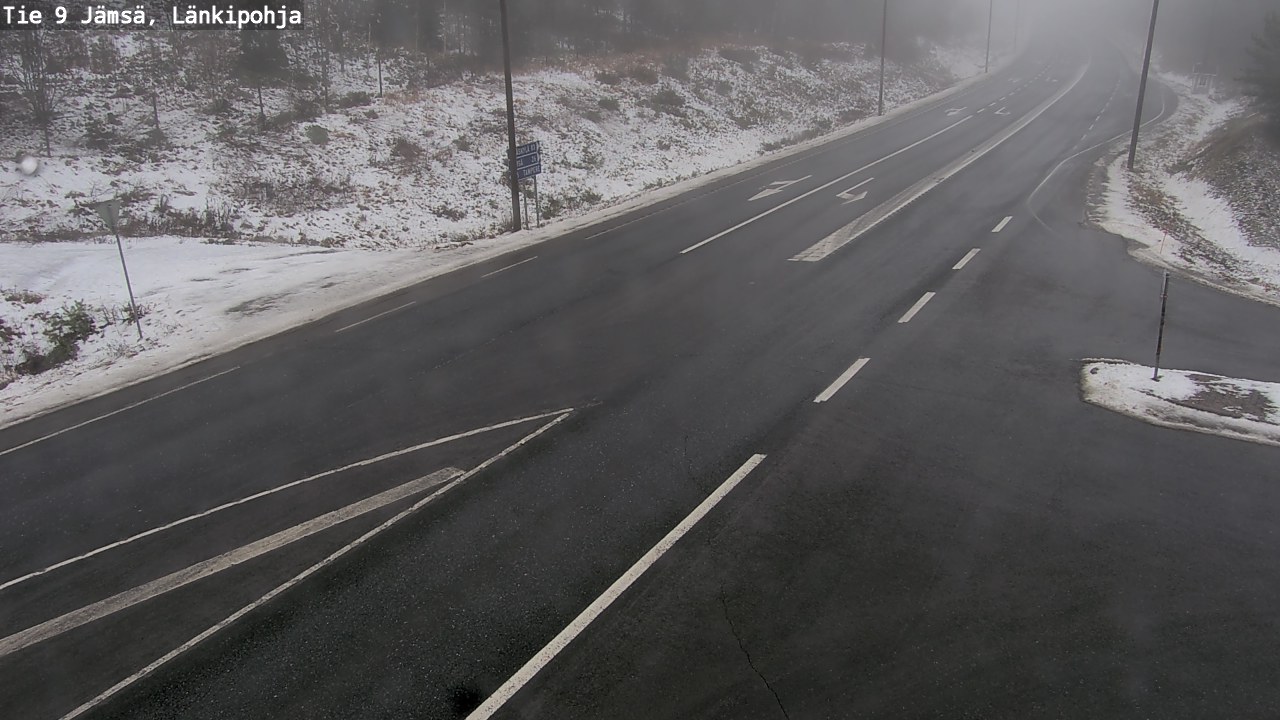 Weather Camera Image Väg 9 Jämsä, Länkipohja, Jämsä, Keski-Suomi