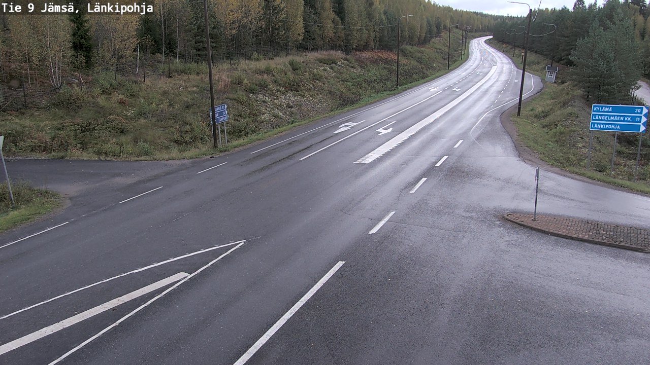 Weather Camera Image Road 9 Jämsä, Länkipohja, Jämsä, Keski-Suomi