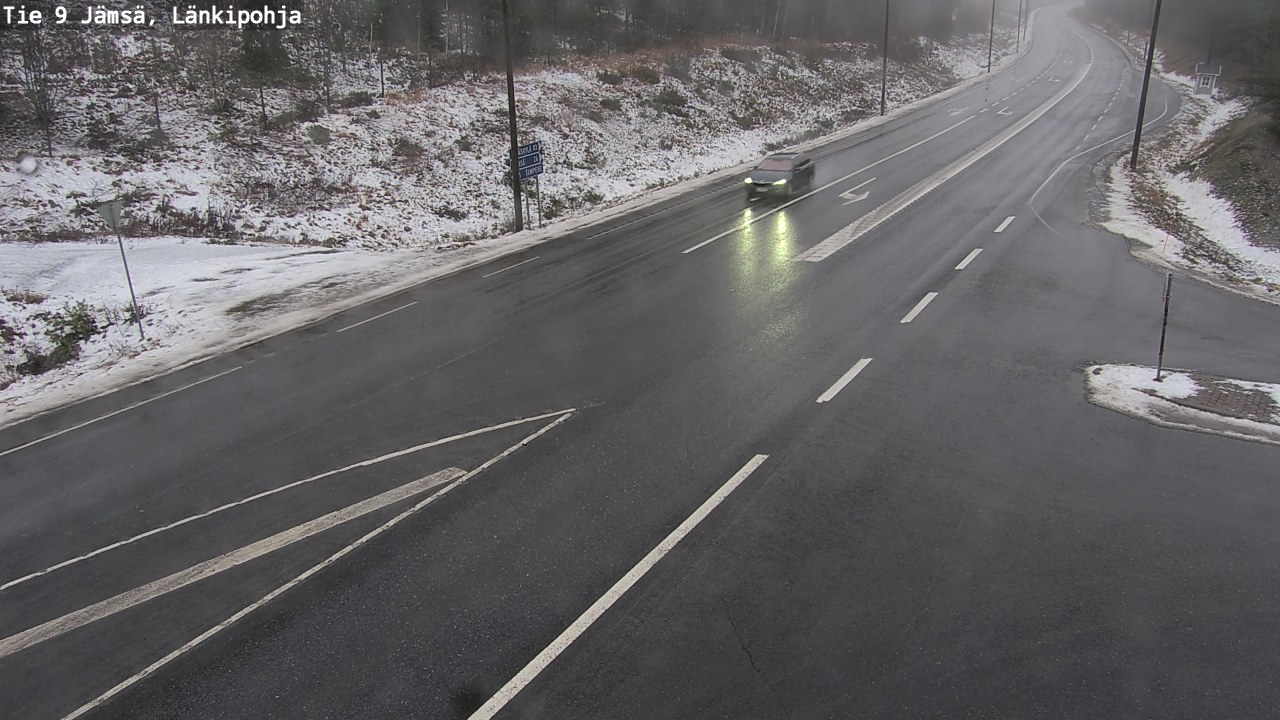 Weather Camera Image Väg 9 Jämsä, Länkipohja, Jämsä, Keski-Suomi