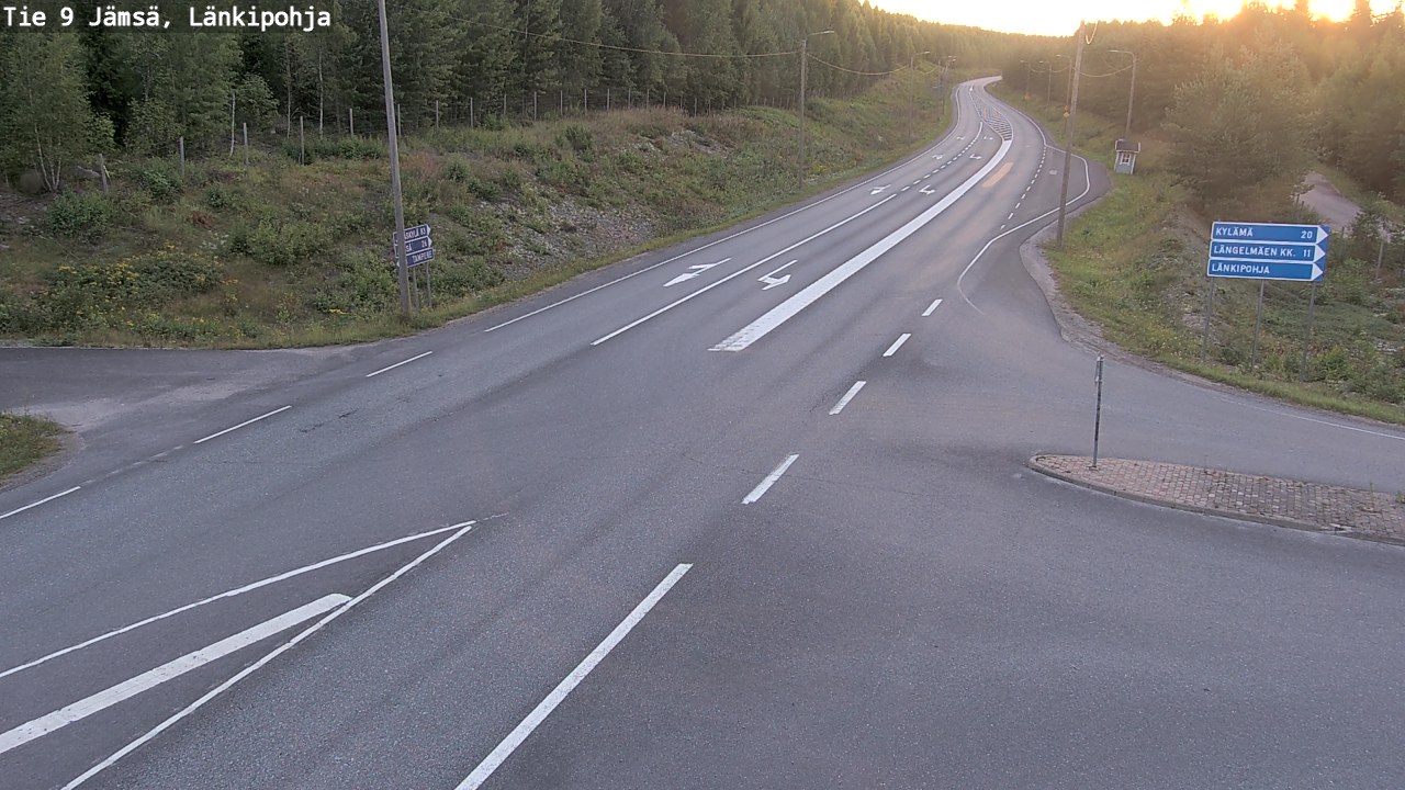 Weather Camera Image Road 9 Jämsä, Länkipohja, Jämsä, Keski-Suomi