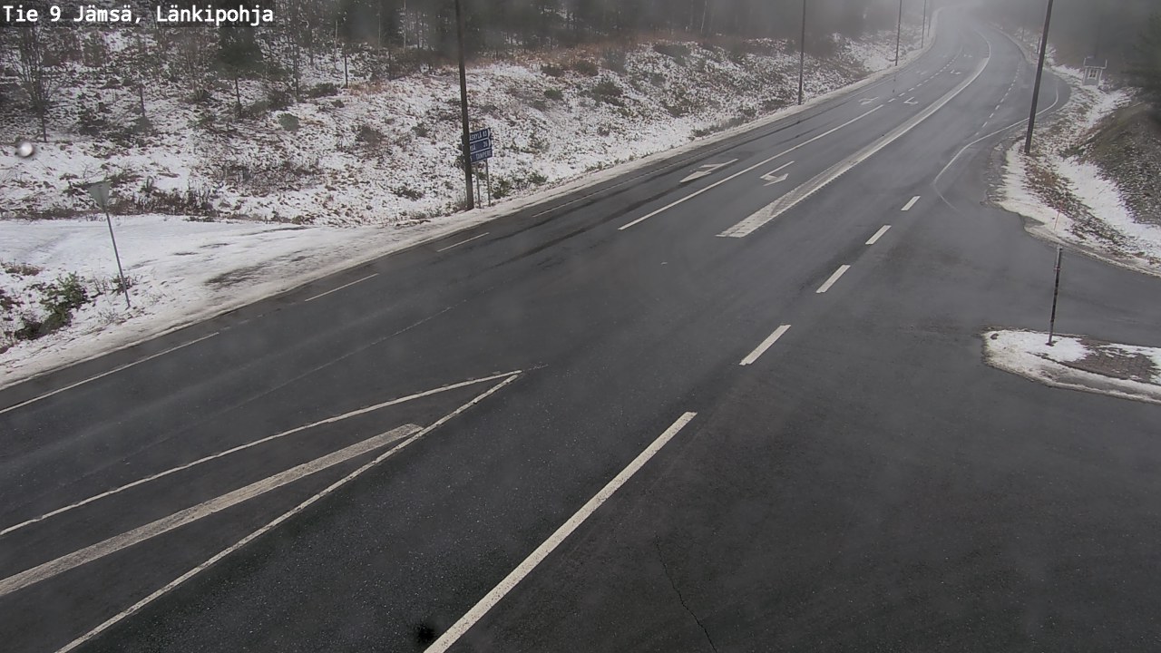 Weather Camera Image Väg 9 Jämsä, Länkipohja, Jämsä, Keski-Suomi