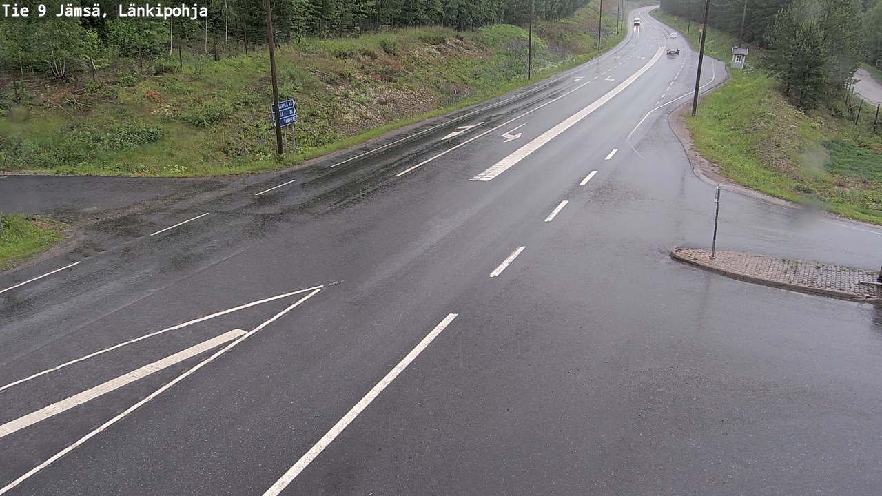 Weather Camera Image Väg 9 Jämsä, Länkipohja, Jämsä, Keski-Suomi