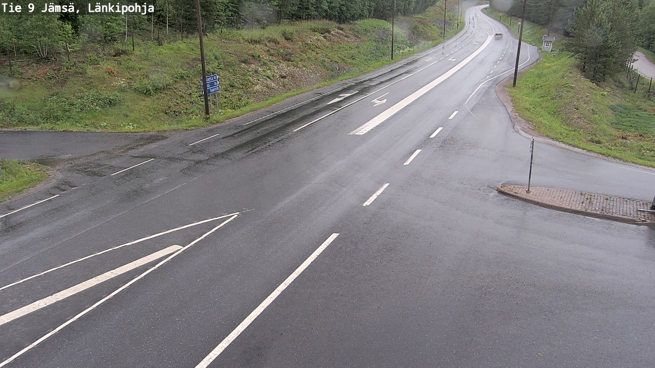 Weather Camera Image Väg 9 Jämsä, Länkipohja, Jämsä, Keski-Suomi