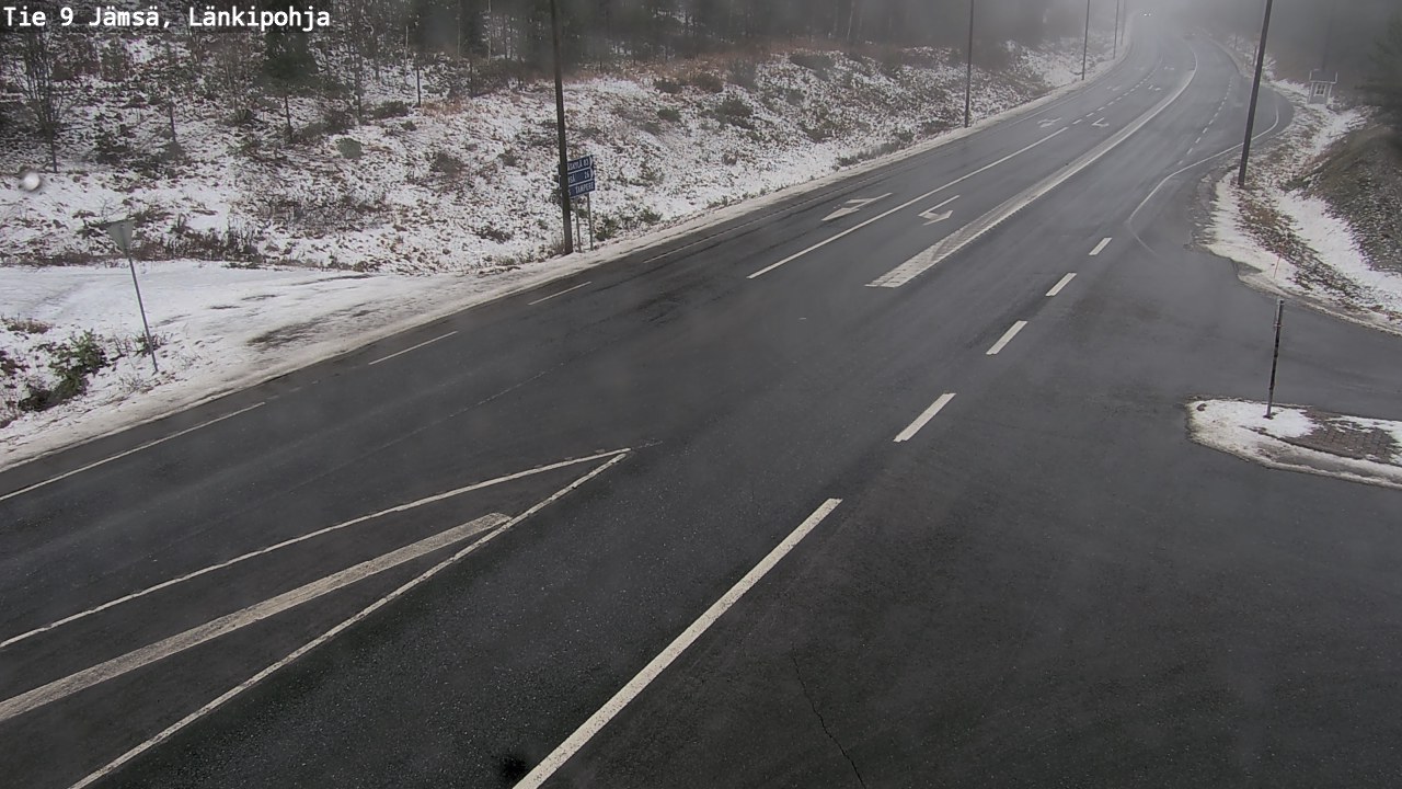 Weather Camera Image Väg 9 Jämsä, Länkipohja, Jämsä, Keski-Suomi