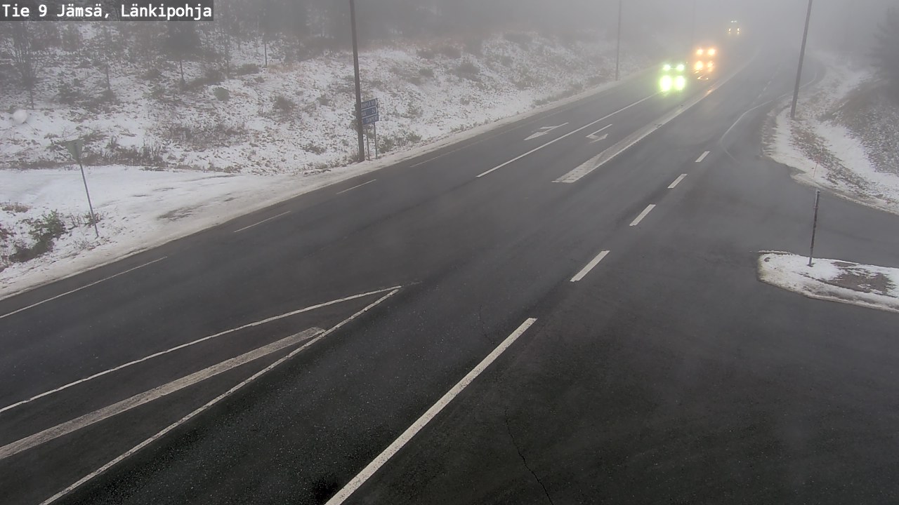 Weather Camera Image Väg 9 Jämsä, Länkipohja, Jämsä, Keski-Suomi