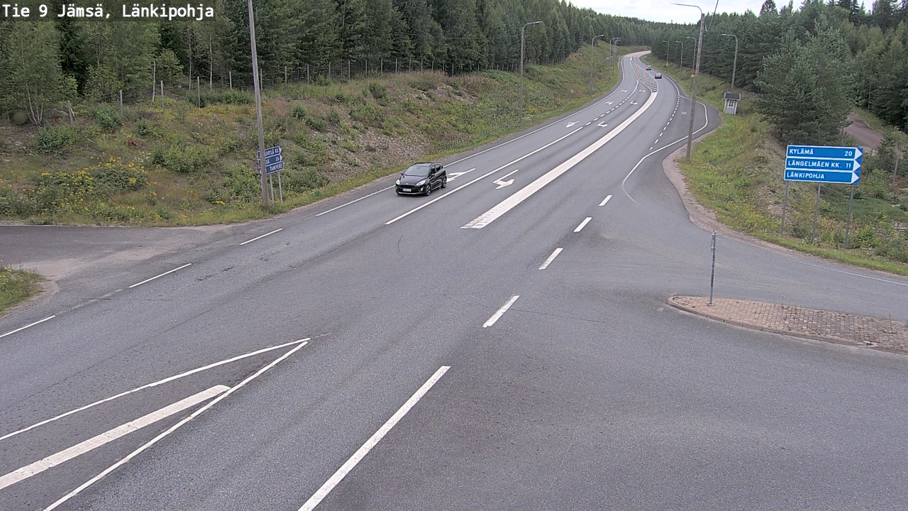 Weather Camera Image Road 9 Jämsä, Länkipohja, Jämsä, Keski-Suomi