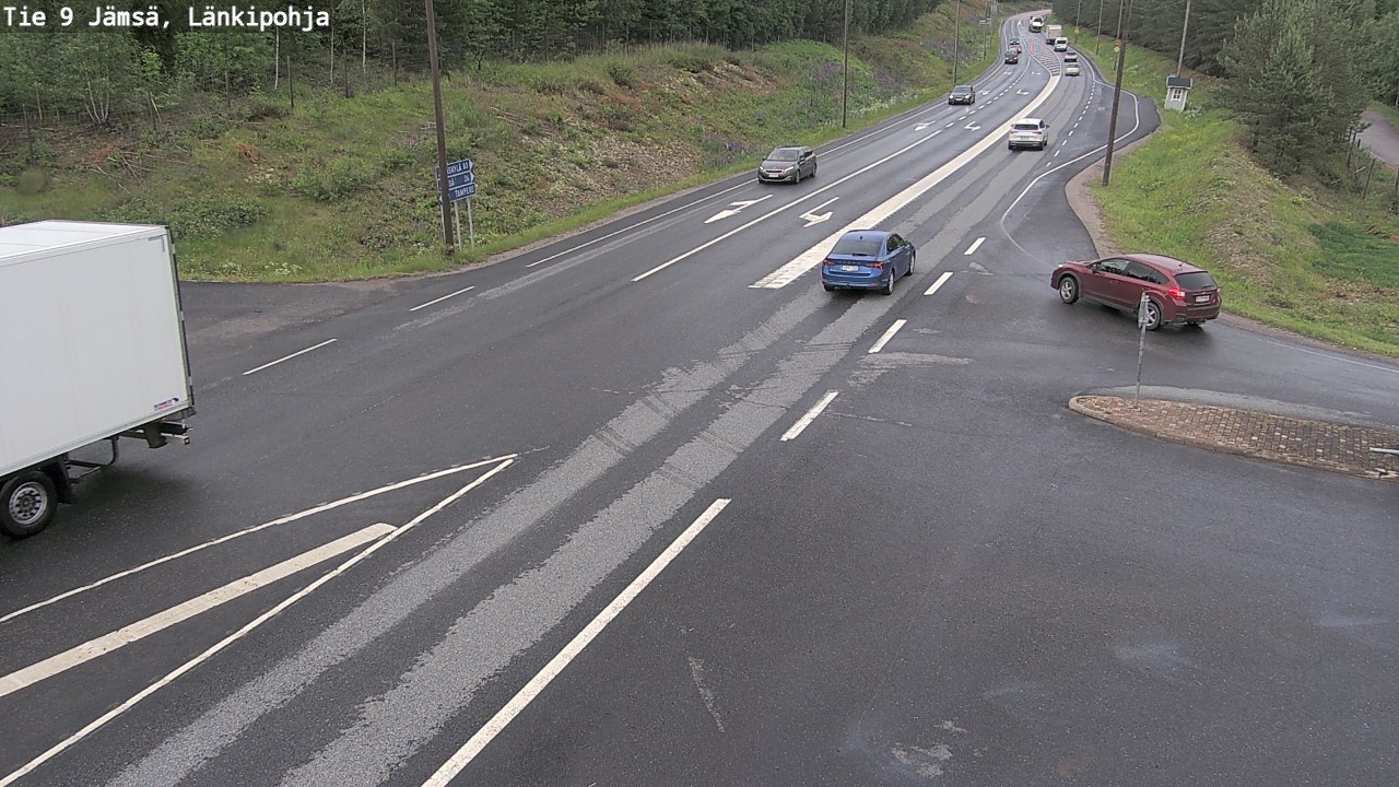 Weather Camera Image Väg 9 Jämsä, Länkipohja, Jämsä, Keski-Suomi