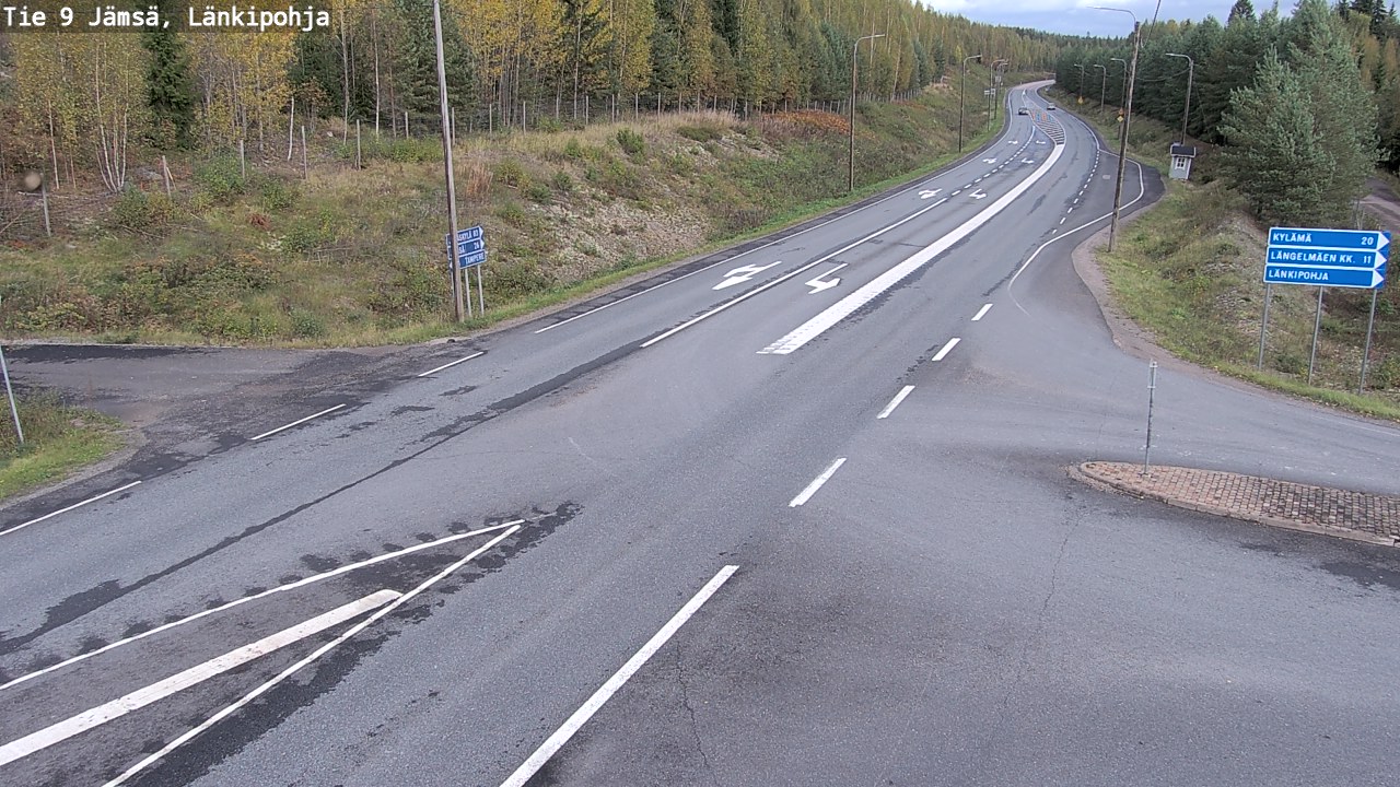 Weather Camera Image Road 9 Jämsä, Länkipohja, Jämsä, Keski-Suomi