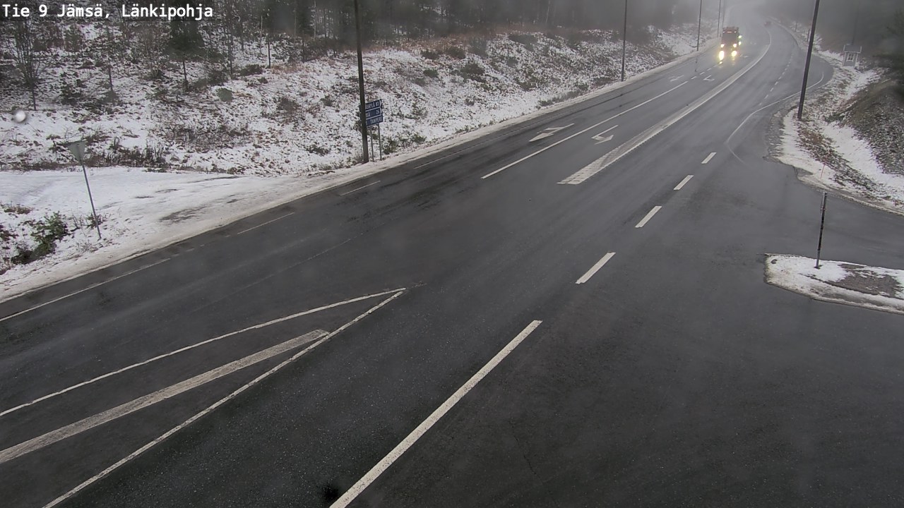 Weather Camera Image Väg 9 Jämsä, Länkipohja, Jämsä, Keski-Suomi
