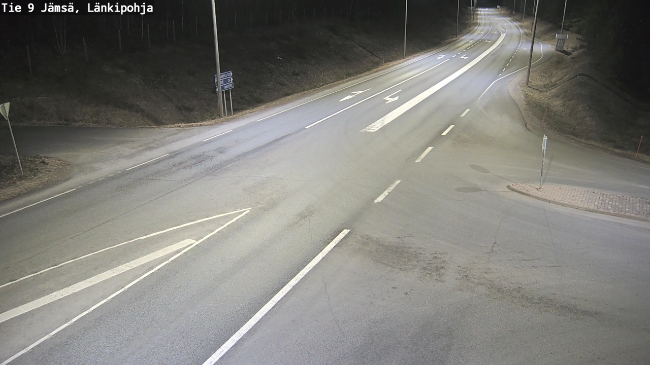 Weather Camera Image Väg 9 Jämsä, Länkipohja, Jämsä, Keski-Suomi